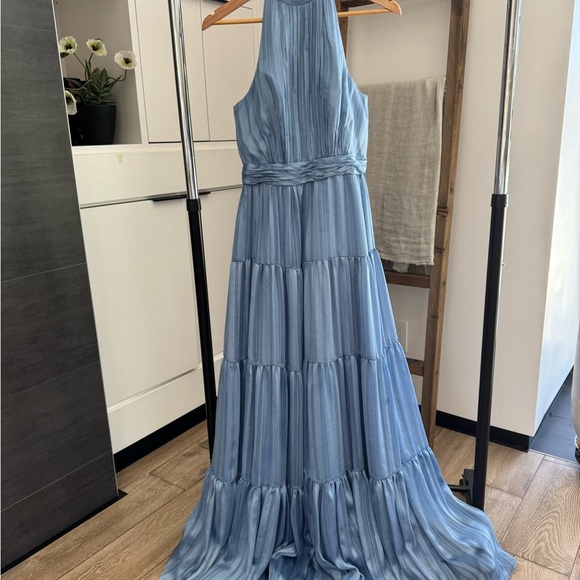 COPY - 🔥🔥🔥Elegant Blue Maxi Dress Like New - Picture 4 of 6